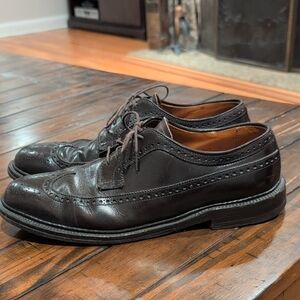 Alden For J. Crew Long wing Blucher Shoe